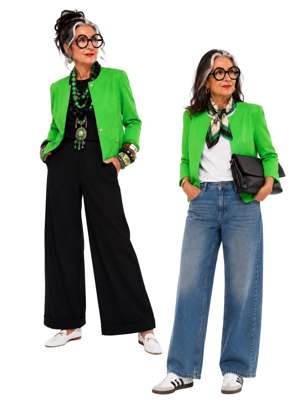 Talbots 3/4 Sleeve Lime Green Blazer Woman's Size 8